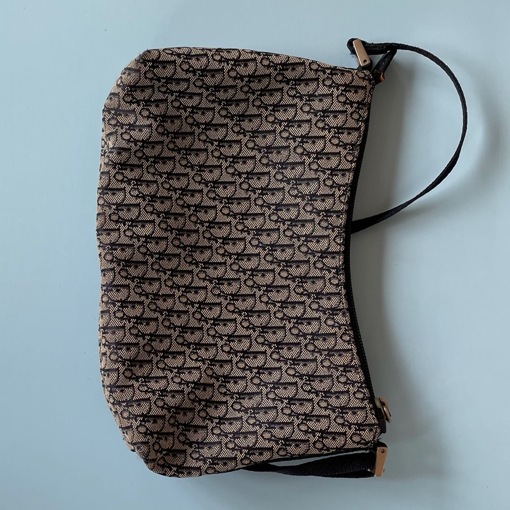 Christian Dior Purse, Navy Blue Dior Print